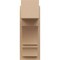 Ekena Millwork 7 1/2-in W x 12-in D x 20-in H Balboa Block Rough Cedar Woodgrain TimberThane Outlooker, Primed Tan OUTUR075X12X20BOA44RCPR - alternate 6